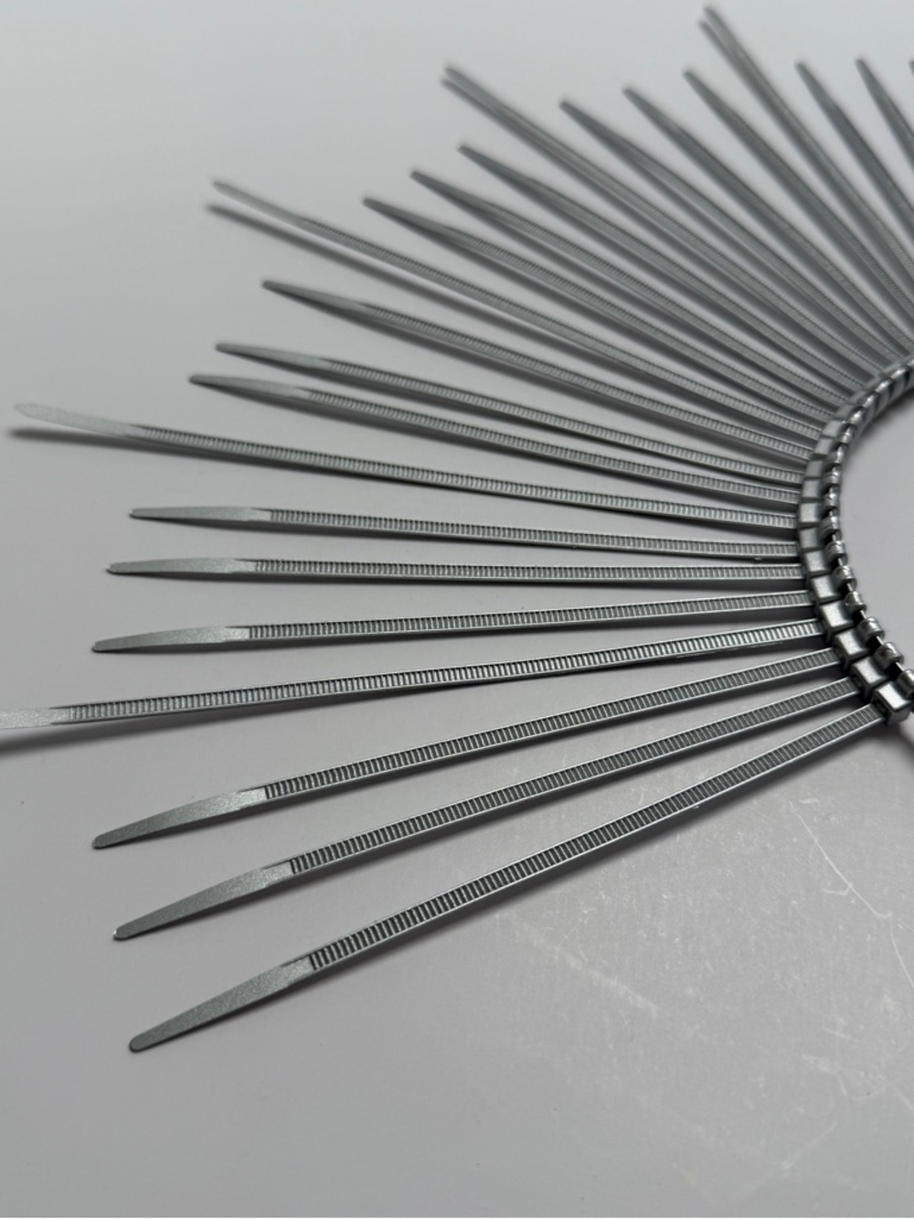 Silver Spike Halo Headband - Metallic Festival Crown - Picture 7 of 7